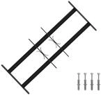 vidaXL Fenster Sicherheitsgitter f&uuml;r Fenster mit 2 Querstangen 3 stk. 43-74...