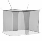 vidaXL Bett Moskito-Netz f&uuml;r das Bett 3 stk. 156 Mesh Schwarz Polyester (3-tlg)