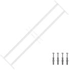 vidaXL Fenster Sicherheitsgitter f&uuml;r Fenster mit 2 Querstangen 3 stk., (3 St)