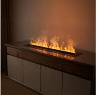 HOME DELUXE Dekokamin LED Wasserdampfkamin ODENA - 100 x 24 x 20,2 cm,...