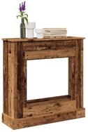 vidaXL Kaminumbauschrank Kaminumrandung Altholz-Optik 90x30x90 cm Holzwerkstoff