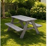 HAGO Garten-Kindersitzgruppe Sitzset Gartenbank Essplatz Picknick Spieltisch Tanne