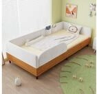 MODFU Polsterbett Einzelbett mit 2 Stautaschen, Jugendbett (mit 2 Stautaschen,