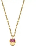 DISNEY Jewelry Collier Disney M&auml;dchen-Kinderkette Edelstahl Kristall goldfarben