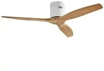 Lucande Deckenventilator Vindur braun|wei&szlig;