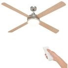 vidaXL Deckenventilator Deckenventilator mit Licht und Fernbedienung &Oslash; 130 cm...