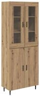 vidaXL Highboard 69,5 x 34 x 180 cm Hochschrank Highboard Buffetschrank...