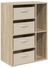 vidaXL Sideboard Sideboard Sonoma-Eiche 60 x 33,5 x 84 cm (1 St)