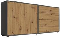 BMG M&ouml;bel Sideboard Mailand Set 3 (Schubladenkommode Sideboard Kommode...