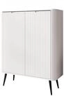Lookway Hochkommode Zweit&uuml;rige Kommode ZAIRA K103, 103x39x129 cm