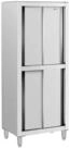Royal Catering Vorratsschrank 80 x 50 x 180 cm Geschirrschrank Edelstahl...
