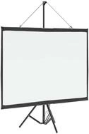 vidaXL Deckeneinbauleinwand (Beamer Leinwand mit Stativ 72 Zoll 4:3)
