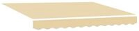 vidaXL Markise Ersatzbespannung f&uuml;r Markise 2,5x2 m Creme Polyester (1-St)