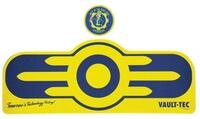 Fanattik Gaming Mauspad Fallout Schreibtischunterlage & Untersetzer Vault-Tec