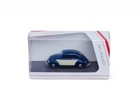 Schuco Modellbausatz VW K&auml;fer 2-far. Dkl.Blau/Elfenbein / 1:64, Ma&szlig;stab 1:64