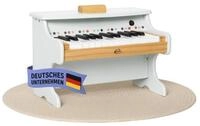 Coemo Spielcenter, (1-tlg), Kinderklavier Spielzeugklavier Wei&szlig;