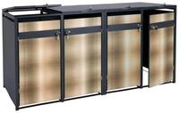 PROREGAL&reg; M&uuml;lltonnenbox M&uuml;lltonnenverkleidung in verschiedenen Ausf&uuml;hrungen...