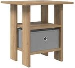 vidaXL Nachttisch Nachttisch Artisan-Eiche 41 x 40 x 45 cm Holzwerkstoff (1-St)