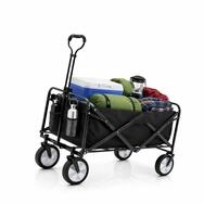 BigDean Bollerwagen 105L, bis 100 kg belastbar &ndash; Handwagen mit ausziehbarer