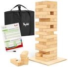 Toyfel Spiel XXL Wackelturm Riesen Stapelturm Outdoor Spiel Riski, Holz...