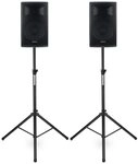 Pronomic E-212 MA - Aktive PA-Boxen Stereo Set Lautsprecher (Bluetooth, 240 W,