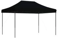 vidaXL Partyzelt Party-Zelt 279 x 410 x 315 cm Schwarz Oxford-Stoff