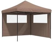 vidaXL Partyzelt Party-Zelt 292 x 292 x 315 cm Braun Oxford-Stoff