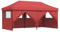 vidaXL Partyzelt Partyzelt 292 x 580 x 315 cm Bordeauxrot Oxford-Stoff