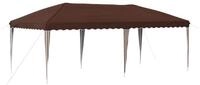 vidaXL Partyzelt Pop-up Partyzelt 575 x 290 x 245 cm Braun