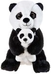 Heunec&reg; Kuscheltier Misanimo, Panda mit Baby 25 cm
