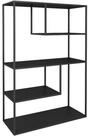 en.casa Standregal, &raquo;Sievi&laquo; Stahl 126 x 85 x 35 cm Schwarz, matt