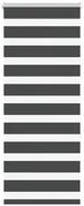 Verdunklungsrollo, vidaXL, Zebrarollo Schwarz 60x150 cm Stoffbreite 55,9 cm...
