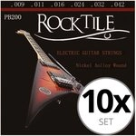 Rocktile Saiten Gitarrensaiten f&uuml;r E-Gitarre Super Light Nickel Wound,...
