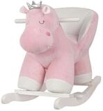 Kikkaboo Schaukeltier Hippo, Pl&uuml;sch, Sicherheitsgurt, R&uuml;ckenlehne,...