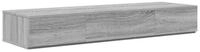 vidaXL Arbeitstisch Studiotisch Sonoma-Grau 130 x 40 x 19,5 cm Holzwerkstoff...