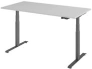 b&uuml;m&ouml; Schreibtisch LXK65 Schreibtisch, Dekor: Grau