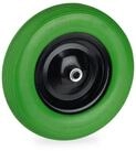 relaxdays Schubkarren-Rad Schubkarrenrad 4.80 4.00-8 Vollgummi (1 St), schwarz