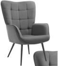 tectake Relaxsessel Polstersessel, bodenschonend, Belastbarkeit 150 kg, 72 x 76...