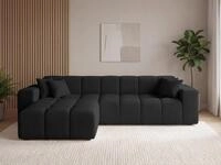 GrainGold Ecksofa L-Form Loopo L, Set, Eckcouch, Wellenfederkern, HR-Schaum,