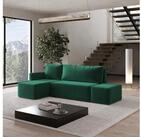 Masseno Ecksofa VELOTTI mit Schlaffunktion L-Form, Sofa mit Bettkasten