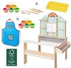 roba&reg; Kaufladen roba x Play-Doh f&uuml;r Kinder - Verkaufsstand mit Knete