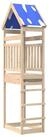 vidaXL Spielturm, Spielturm Braun 52,5 x 85 x 265 cm Massives Kiefernholz