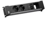 Bachmann POWER FRAME 2xCEE7/3 Einbau-Tischsteckdosenleiste (Kabell&auml;nge 0.2 m),...