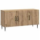 vidaXL TV-Schrank 99 x 34,5 x 50 cm TV-Schr&auml;nk Artisan-Eiche 99x34,5x50 cm