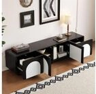 STILVORA Lowboard mit Schubladen,TV-Schrank Fernsehschrank mit