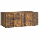 vidaXL TV-Schrank Wandmontierter TV-Schrank 78,5 x 41 x 30 cm Raucheiche (1-St)