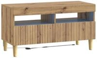 vidaXL TV-Schrank LED-TV-Schrank Artisan-Eiche Holzwerkstoff