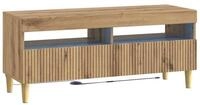 vidaXL TV-Schrank LED-TV-Schrank Artisan-Eiche Holzwerkstoff