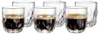 LEONARDO Espressoglas Gocce Espressogl&auml;ser-Set (1/2/3) 60 ml 6er Set, 6-tlg.,...