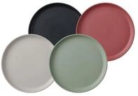Mepal Fr&uuml;hst&uuml;cksteller Silueta Fr&uuml;hst&uuml;cksteller &oslash; 23 cm 4er Set, (4 St)